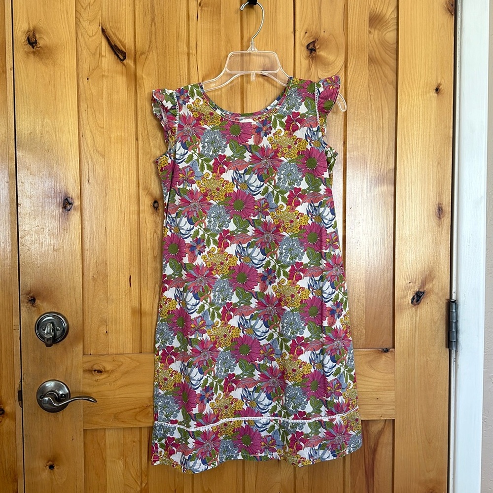 Peek Liberty of London girls floral dress size 10 with cap sleeves